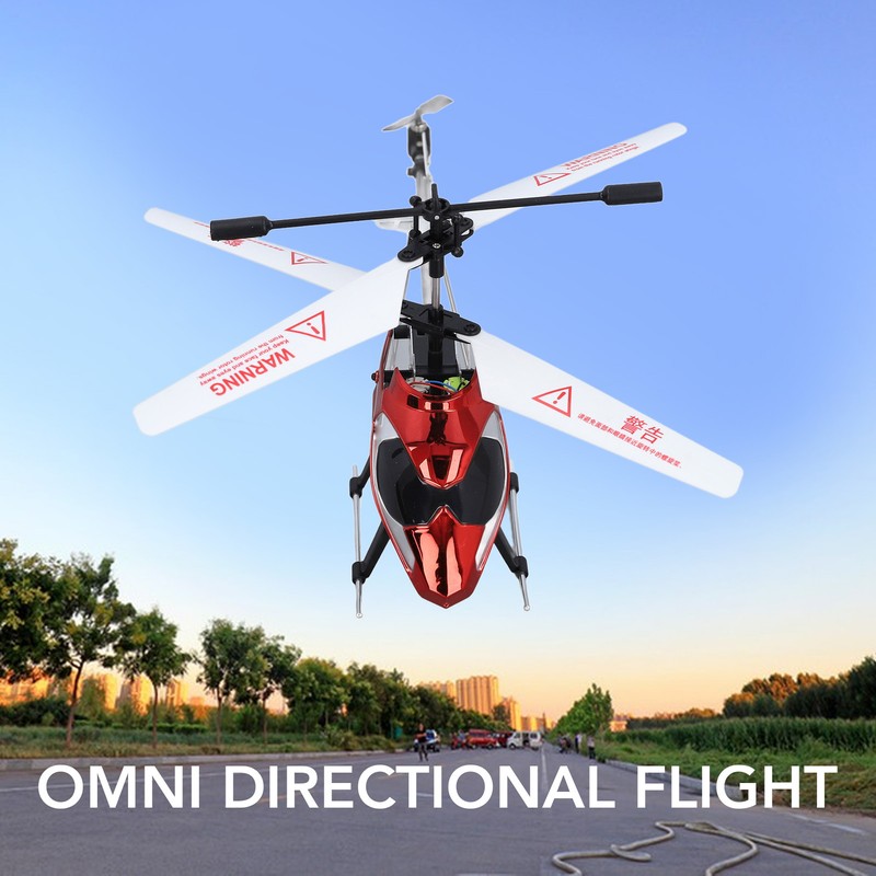 RC Helicopter with Lights 3.5 Channel USB Drop Proof 2.4G