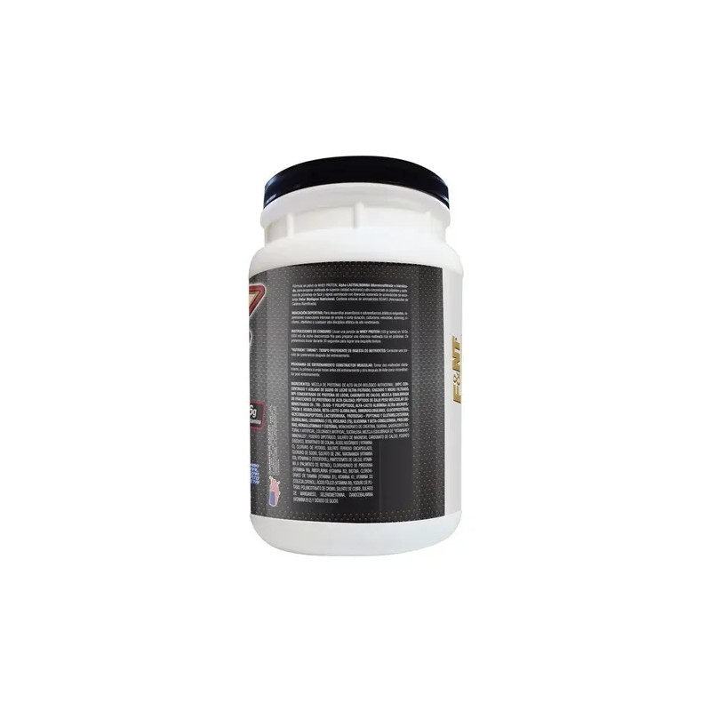 Whey Protein 1,000 Gr Alfa-lactoalbúmina Fnt Sabor Fresas Con Crema