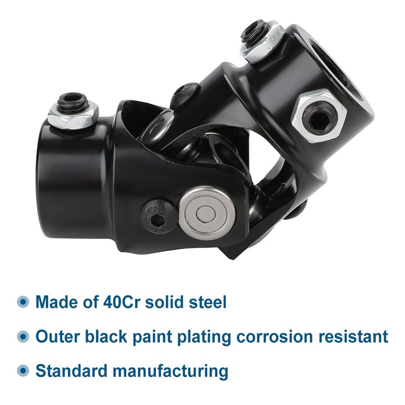 WMPHE 5/8"-36 Spline x 3/4" DD Single Steering Shaft Universal