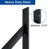 JUBEST Heavy Duty Gate Corner Brace Bracket, Anti Sag Gate