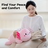 Gudisi 5 Pounds Weighted Axolotl Stuffed Animals 23.6Inch Large Pink