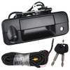Osompar Backup Camera Tailgate Handle with Key Lock Cylinder Compatible
