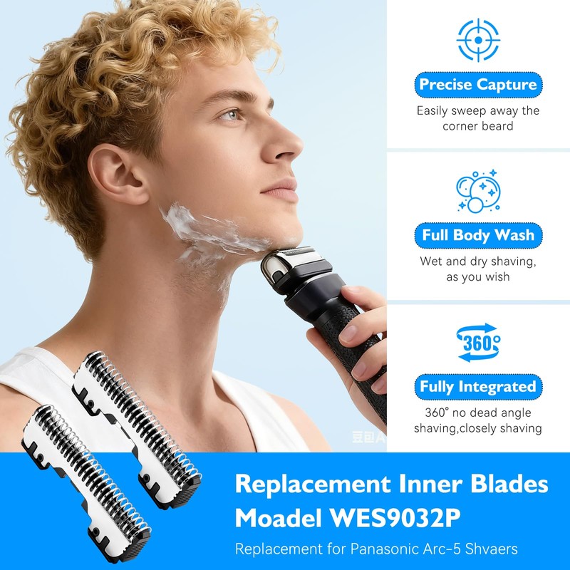 WES9032P Shaver Replacement Outer Foil and Inner Blade Set -