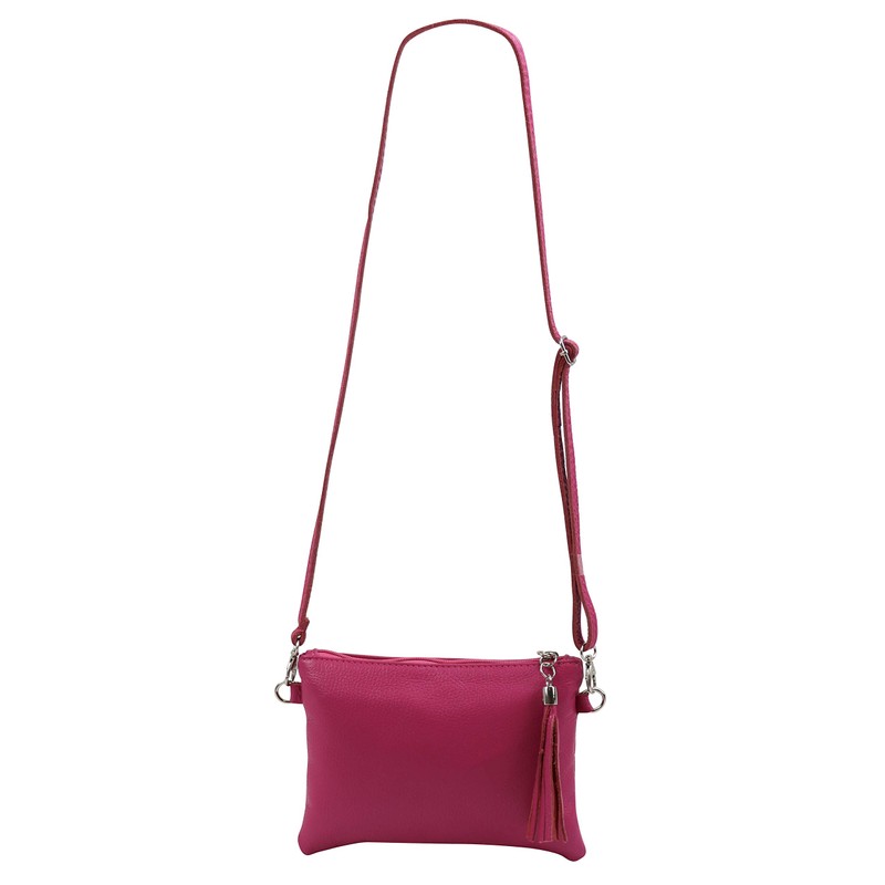 SH Leder Real Leather Shoulder Bag, Clutch Bag, Small Evening