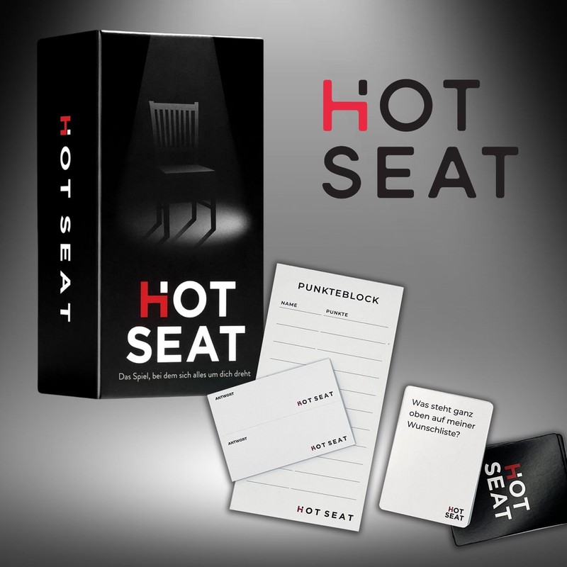 Hot Seat Family Party Game - German Edition