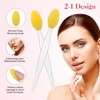5 Pcs Facial Cleansing Brush,Lip Scrub Brush,Silicone Face Mask Brush