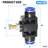ERGAOBOY 5 Pcs 4mm OD Air Flow Control Valve with