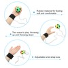 PATIKIL 1.9" Sports Wrist Ball Basketball Rubber Rebound Wristband Exercise