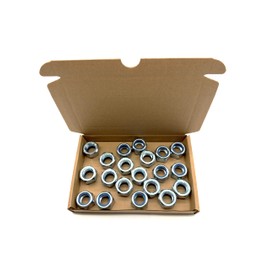 20 Pack of M16 Nyloc Nuts - Self locking with nylon inserts (Nylon Nuts) (M16)