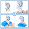 12Pcs Ocean Sea Animal Honeycomb Centerpieces Ocean Animals Baby Shower