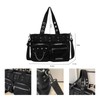 Gothic Goth Purse,Punk Grunge Messenger Bag,Cool Goth Canvas Shoulder Bag