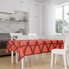 Bonamaison Kitchen Decoration, Tablecloth, Orange Bordeux, 140 x 160 Cm