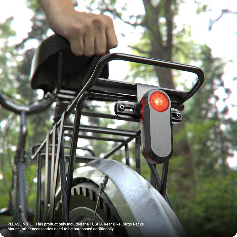 TUSITA Rear Bike Cargo Racks Mount Compatible with Garmin Varia