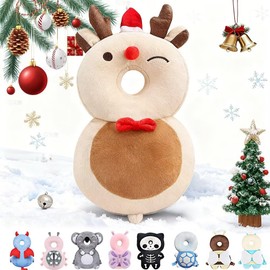 Baby Head Protector Backpack for Falling Crawling and Walking Toddler Essentials Harness Infant Brown Bee Toys Helmets Baby Christmas Gifts Essentials Must Have Stuff Items for 0.5-2 Years