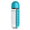 Macabolo 2 in 1 Portable Water Bottle with Pill Box