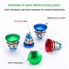 22mm Self Reset Push Button Switch Metal Mushroom Head Round