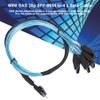 12Gbps Connecting Line MINI SAS 38p SFF‑8654 to 4 x