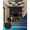 42 Pack Acoustic Panels, High Density Hexagon Acoustic Panels, 12"x10"x0.4"