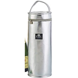Cooler Bag Insulated Bag Silver 33 cm High-Quality BE CooL City Picnic Basket Foolonli for Bottles, silver