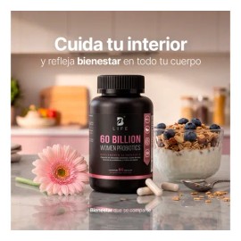 60 Billones De Probióticos Mujer 11 Cepas 60 Cápsulas B Life