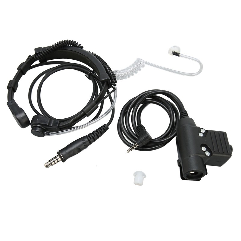 U94 PTT and Throat Control Headset Noise Reduction Walkie Talkie