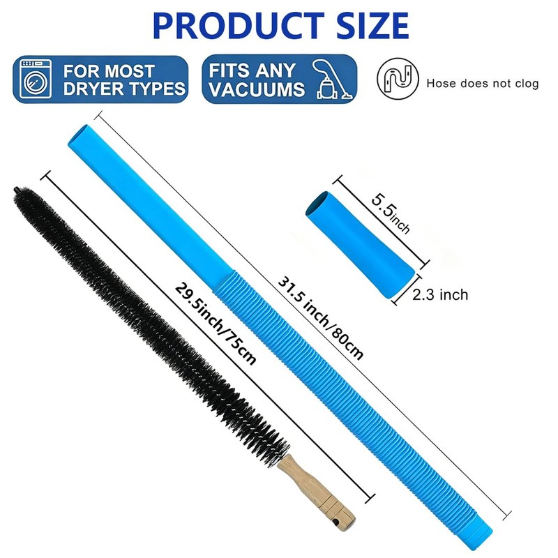 Dryer Vent Cleaner Kit Dryer Lint Vac Vacuum Hose Attachment