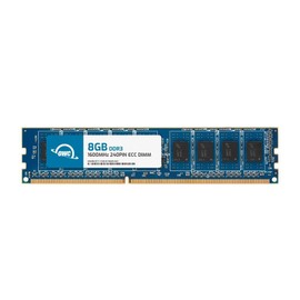 OWC 8GB DDR3 1600 PC3-12800 CL11 2Rx8 240-pin 1.5V ECC Unbuffered UDIMM Memory RAM Module Upgrade Compatible with QNAP TS-EC1279U-RP TS-EC1679U-RP TS-EC1679U-SAS-RP TS-EC879U-RP