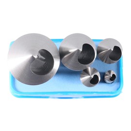 Accusize Industrial Tools 5 pc 82 Deg 0-Flute HSS Countersink & Deburring Tool Set, Pilotless Type, 0206-0482