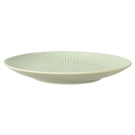Marusan Kondo Dusty 22362 Plate, Tableware, Pottery, Bread Plate, 6.1 inches (15.5 cm), Green, Dishwasher Safe, Made in Japan