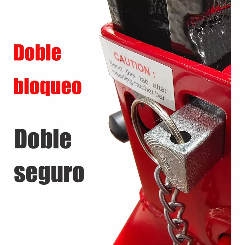 Aqnln Torre Auto 2 Piezas 3 Toneladas Doble Seguro Altura