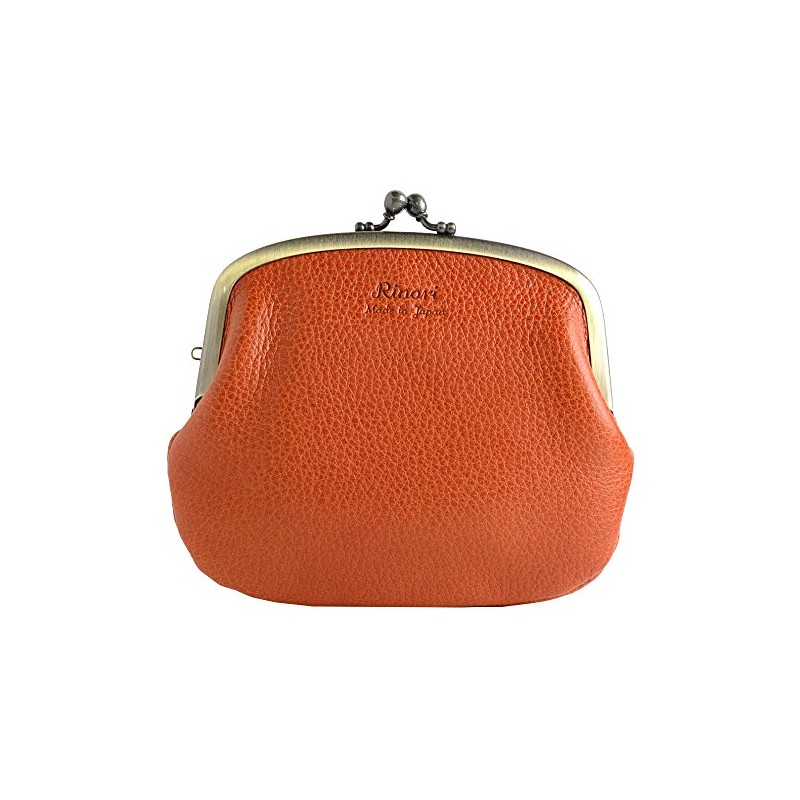 Rinori Women’s Coin Purse, Leather, Metal Clasp Opening, Excellent Storage