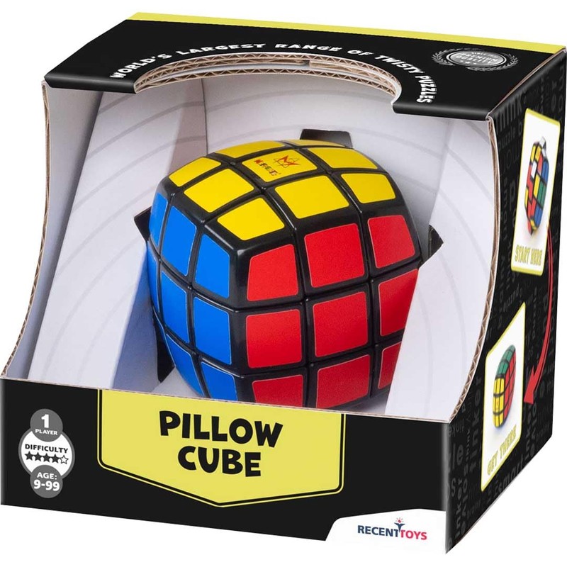 Recent Toys M5145 Meffert's Pillow Cube Brainteaser Puzzle, Vivid Colors