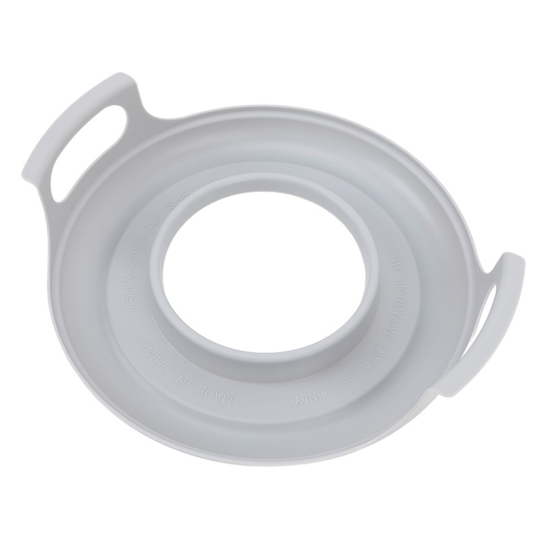 Microwave Cool Plate Spill Proof Microwave Bowl Carrying Tray with