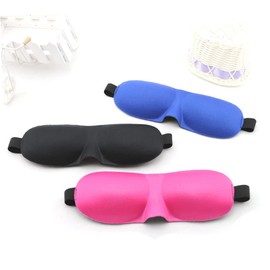 OHPHCALL Silk Sleep Mask for Sleeping Blindfold 3d Contoured Eye Mask Comfortable Elastic Strap Night Blindfold Eyeshade for Women Men Travel Work