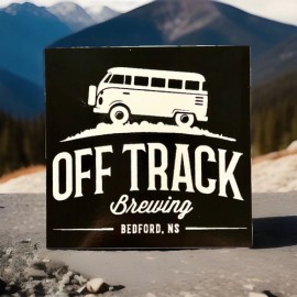 Off Track Brewing Company Sticker Brewery Bedford NS VW Volkswagen Van Bus