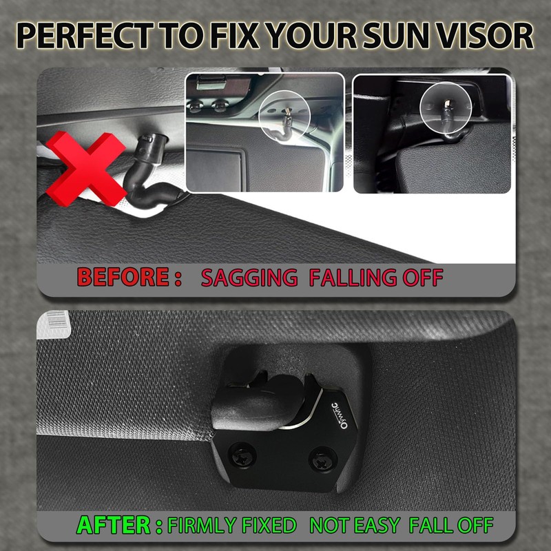 OywhC Sun Visor Repair Kit fits for Dodge Ram 1500