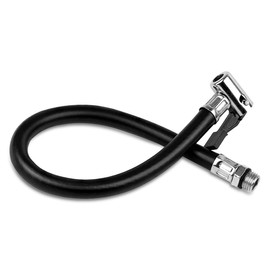 Universal Tyre Inflation Hose, 38 cm Long, Thread 12.5 mm, Tyre Inflator Extension Hose Adapter, Compatible with Air Compressor, Pumps, Tyre Inflator Hose for Bicycle, Car, Motorcycle