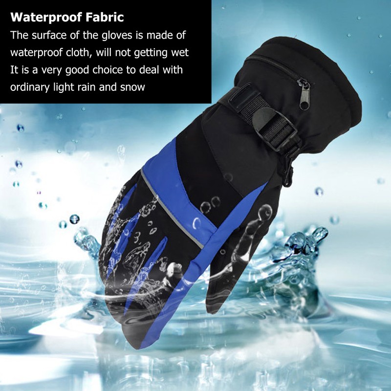 1 Pair Heated Gloves 2.5W Warm Cotton Liner Anti Skid