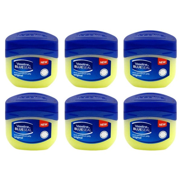 Vaseline BlueSeal Pure Petroleum Jelly 1.7oz (50ml) Jar (Pack of 6)