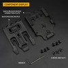 Gunyoo Quick Locking System Kit, with QLS19 and QLS22 Adapter