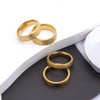GIGB PBDK 4Pcs 18K Gold Rings Set for Women Men