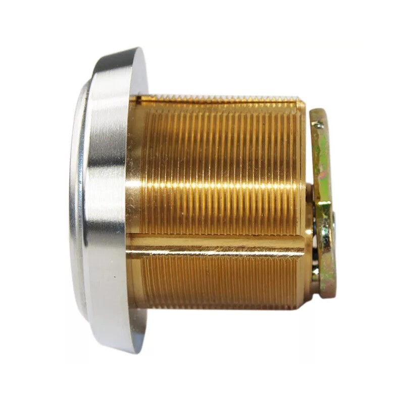 Mul-T-Lock Junior Satin Chrome Rim/Mortise Cylinder With 2 Keys -