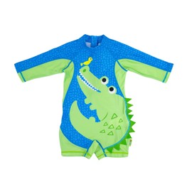 Zoocchini UPF50+ Surf Suits for Kids, Stretch-Knit Fabric, Sun Protection, Easy Mobility Wetsuit for Boys and Girls