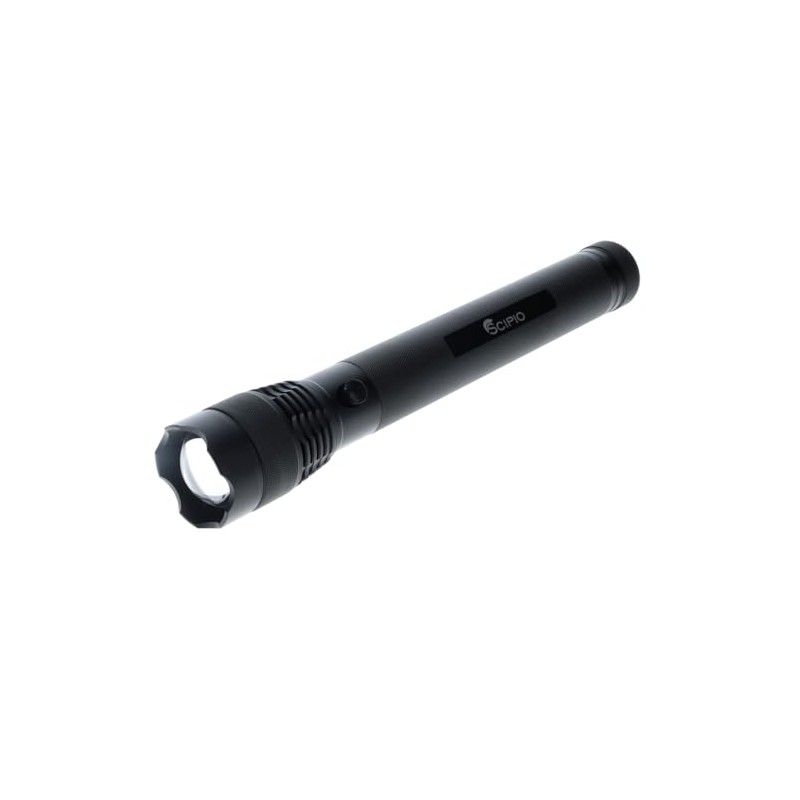Scipio Tactical Flashlight S3201G 12-inch Aluminum 500 Lumens Camping EDC
