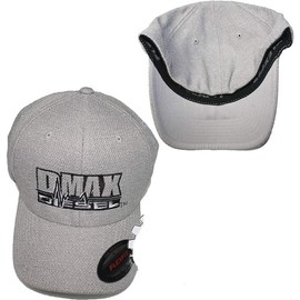 L/XL DMAX Diesel Flexfit Fitted Flex Trucker Ball Cap hat Chevy Duramax Gray