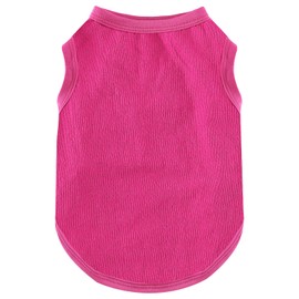 Dog Shirt Vest Clothes for Small Dogs Boy Girl Summer Solid Stretchy Puppy T-Shirts Soft Cool Breathable Lightweight Dog Sweatshirt Pet Cat Outfit