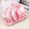 SOLUSTRE Satin Sleeping Cap Infant Shower Bonnet Double Layer Reversible