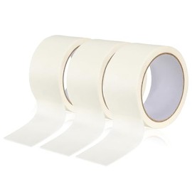 Masking Tape 2 inch 3 Pack 65.6 feet Thick 2 inch Wide Painters Masking Tape Strong Adhesive Clean Removal for Painting Labeling Crafts Home Total 196.8 feet