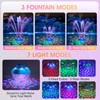 Blufree Bluetooth Pool Speaker w/Colorful Pool Fountain Light, 3 in