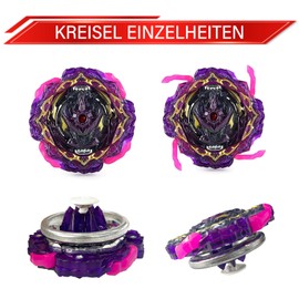 Hozuumo Bey Battling Tops, 4D Metal Fusion Fight Bey Burst Blade Set with B-184 Launcher, Spinning Set for Children Boys Girls B-206